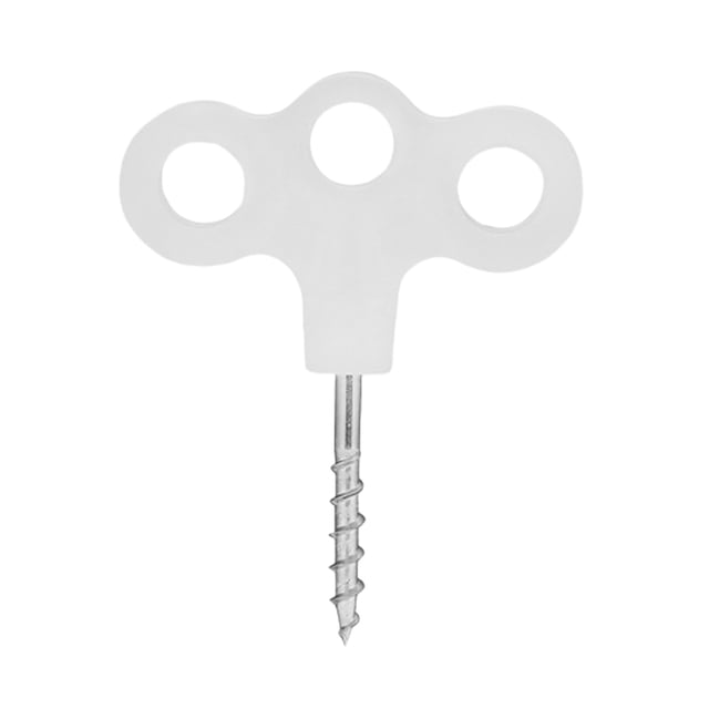 Ensemble de Piquets de Sol pour l'Extérieur pour le Camping et la Randonnée avec Finition Phosphorescente, Clous Filetés en Acier Inoxydable, Cordes à Boucle à Trois Trous et Fixation Coupe-Vent 5 Pcs