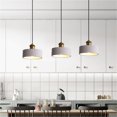 thumbnail image 4 of Hanging Lamps Nordic Style Dining Room Kitchen Island Tea Room Metal Gray Wicker Chandelier Rattan Light Fixtures Ceiling Hanging, 4 of 4