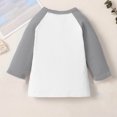 thumbnail image 4 of Économies d'Automne! HVOBTTY T-shirt Décontracté à Manches 3/4 pour Tout-Petit, Garçons Filles Orange Festival Mode Décontractée Haut à Manches 3/4 Col Rond Ensemble pour 3-14 Ans Gris, 11 Ans, 4 of 5