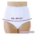 thumbnail image 5 of Wearever (Lot de 3) Culottes de Contrôle de Vessie Réutilisables pour Femmes, Absorption Maximale, Blanches 3TG (Convient aux Hanches : 49-51 Pouces), 5 of 5