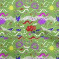 thumbnail image 1 of oneOone Cotton Cambric Green Fabric Ocean Life Sewing Craft Projects Fabric Prints By Yard 42 Inch Wide, 1 of 5