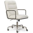 thumbnail image 1 of Scranton & Co Chaise de Bureau Moderne de Direction en Tissu, Crème, 1 of 12