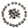 thumbnail image 3 of 20 Pieces Mushroom Dome Rivets Studs Spikes for Leather Buttons Rivets Leathercrafts accessories Craft Bag 8mm gray, 3 of 9