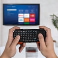 thumbnail image 2 of Fosmon  Mini Bluetooth Keyboard with USB-C Charging (QWERTY Keypad), Wireless Portable with Touchpad, Compatible with Apple TV, Amazon Fire Stick, PS4, PS4 Pro, PS5, HTPC/IPTV, VR Glasses, Smartphones, 2 of 9