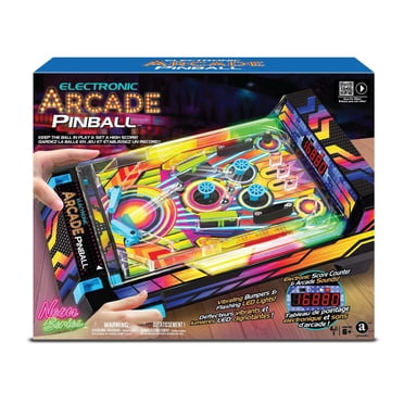 Ambassador – Pinball électronique d'arcade avec butoirs vibrants et lumières DEL, 6 ans et plus