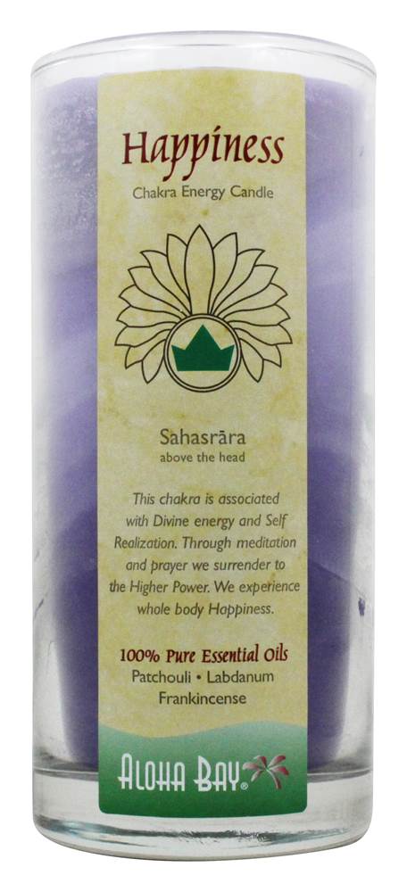 Aloha Bay - Chakra Energy Candle Jar Happiness - 11 oz.