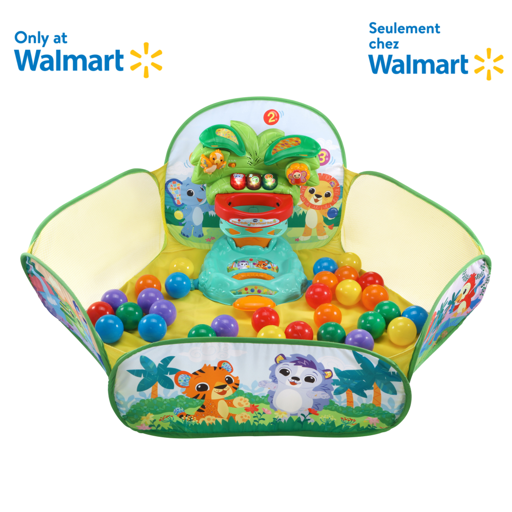 VTech Pop-a-Balls Pop & Count Ball Pit -Ball Pit for Toddlers With 30 Balls - Walmart Exclusive- French Version