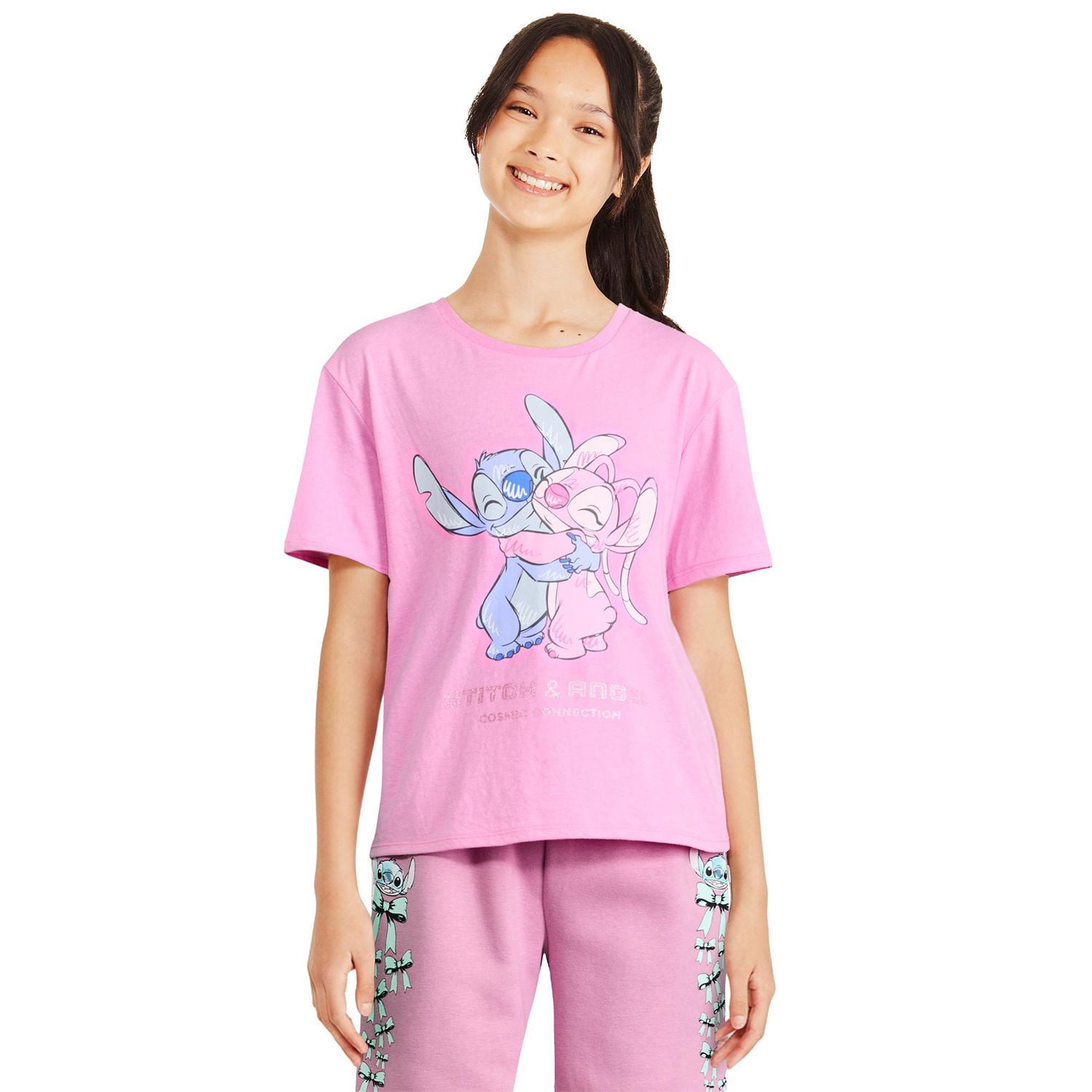 Disney Girls' Stitch Graphic T-Shirt