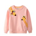 thumbnail image 1 of MesaSe Kid Girl Ruffle T- Shirt Cotton Sweatshirt Embroidered Soft Comfortable Toddler Spring Tops, 1 of 5