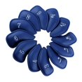 thumbnail image 3 of jinwen 12x Golf Iron Head Covers Headcovers Club Protector Blue, 3 of 9