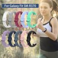 thumbnail image 2 of Bracelet en Silicone Bracelet de Montre de Remplacement pour Samsung Galaxy Fit SM R370 Bracelet Intelligent, 2 of 12
