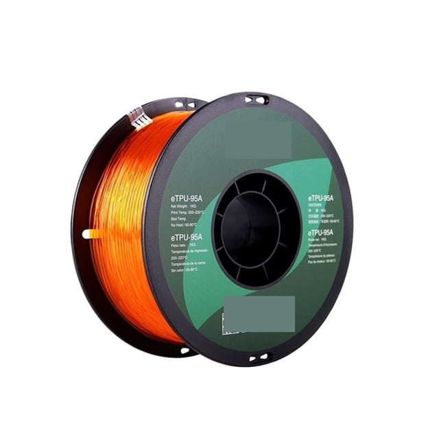 Flexible TPU Filament 1.75mm,TPU 95A 3D Printer Filament 1KG 2.2 LBS Spool, 3D Printing Material For 3D Printers TPU 95A ,Smoother Printing Experience