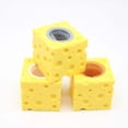 thumbnail image 2 of Squish Cheese Mouse Toy Squish Cheese Toy Stress Relief Squeeze Toy Anxiety Relief Squeeze Toy Squish Cheese Mouse Toy Environmental Friendly Soft Silicone Anxiety Stress Relief, 2 of 5