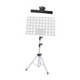 thumbnail image 2 of lionlar Support de Partition de Musique Assis Ou Debout Support de Livre pour Classe Groupes Chorales Blanc, 2 of 9