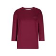 thumbnail image 5 of FAIWAD Womens 3/4 Sleeve Tunic Tops Solid Color Round Neck Shirt Soft Lightweight Loose Top with Chest Pockets, 5 of 5