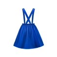 thumbnail image 2 of Robe Fille Bleue à Bretelles Plissée Mini Taille Haute Fête d'Halloween 7-8 Ans, 2 of 5