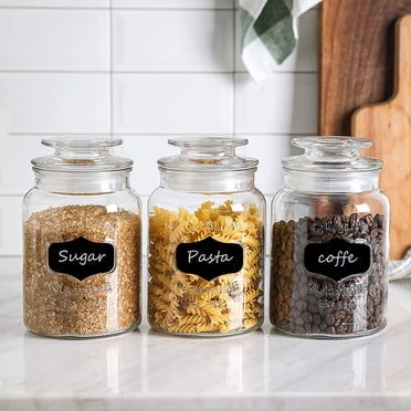 3-Piece Airtight Glass Storage Canisters&nbsp;