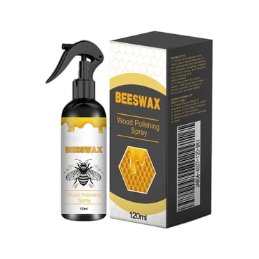 Amzcrzy Floor Repair Wax 120Ml Natural-Molecularized Beeswax Spray Furniture Floor Care Polishing Waterproofing Scratch Resistance Refurbishment and Care Wax Cleaning Supplies Dorm Room Essentials