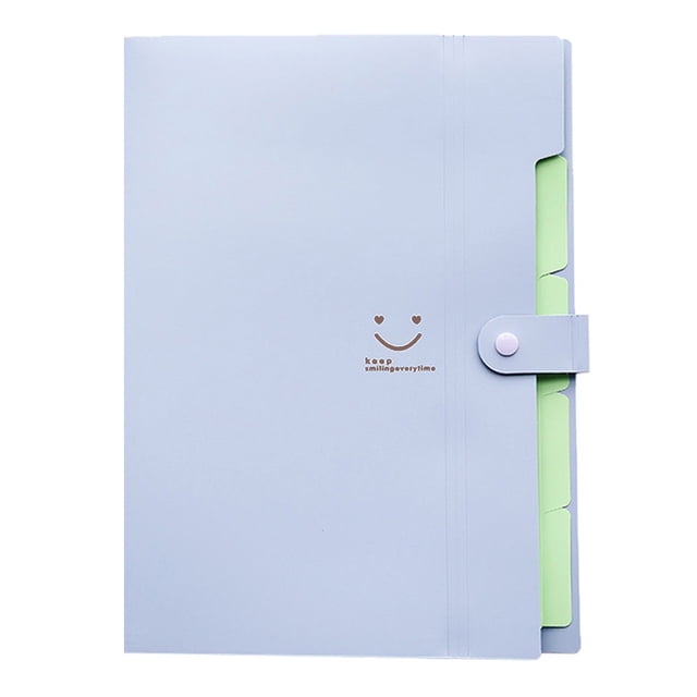 LSLJS A4 File Document Bag Pouch Bill Folder Holder Organizer Fastener Office Supplies, Home Accessories