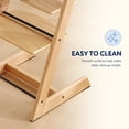 thumbnail image 3 of MotionGrey Blessy Wooden High Chair Frame Only - The Perfect Adjustable Baby Highchair Solution for Your Babies and Toddlers or as a Dining Chair. (6 Months up to 250 Lb) - Wood, 3 of 7