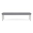 thumbnail image 4 of Lenox Steel Reception Waiting Room Healthcare 3-Seat Bench / Silver Steel / Gray, 4 of 5
