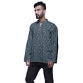 thumbnail image 2 of Atasi Kurta Traditionnel en Coton Imprimé à Col Mandarin pour Hommes Chemise Décontractée, 2 of 5