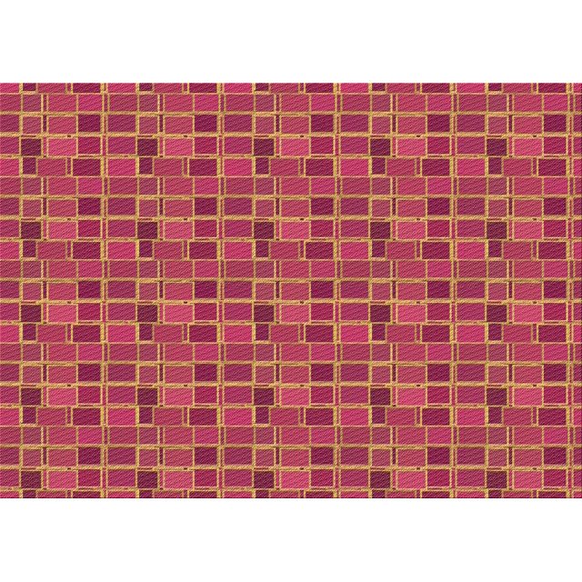 Ahgly Tapis Rectangulaire Lavable en Machine Intérieur Transitionnel Rouge Framboise, 4 Pieds x 6 Pieds