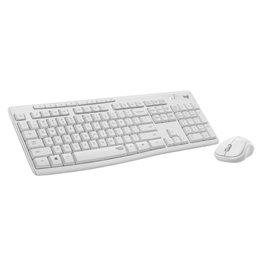 Logitech MK295 Silent Wireless Keyboard and Mouse Combo - Off-White
