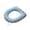 Blue, variant on Feltree Universal Thickened Toilet Seat Cover with Handle, Winter Warm Knitted Washable Toilet Pad for Easy Home Installation