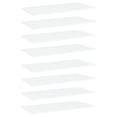 thumbnail image 1 of vidaXL Bookshelf Boards 8 pcs White 80x20x1.5 cm Engineered Wood, 1 of 4