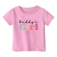 thumbnail image 4 of Pyjama Décontracté pour Enfants Motif Lettre Imprimé Multicolore Col Rond Manches Courtes Grandes Filles Soutien-Gorge Intégré Camisoles Manches Courtes Chemises Filles Manches Longues Chemise de Pâques Filles Filles Athlétiques, 4 of 4