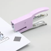 Metal Hand Stapler with Ergonomic Grip | Labor Saving Office Stapler | Compact Desktop Stapler for Home, Office, Meeting Room | Macaron Colored Stapler for Paper, Documents, Notebooks