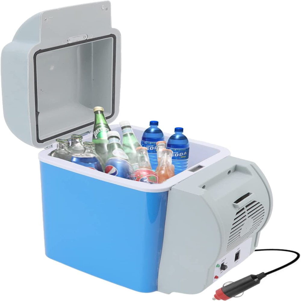 Small Fridge for Car 7.5L Mini Refrigerator Skincare Fridge for Heating and Cooling