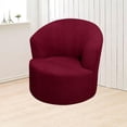 thumbnail image 2 of pdqouc Liquidation Housses Extensibles pour Fauteuil Housse de Fauteuil Rond Club Housse de Canapé Housse de Fauteuil pour Sofa Inclinable Housse de Fauteuil Pivotant Moderne Housse de Fauteuils Tonneau pour Salon, 2 of 7