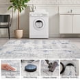 thumbnail image 2 of SIXHOME Area Rugs for Living Room 8'x10' Modern Abstract Area Rugs Machine Washable Rugs Distressed Rugs Bedroom Dining Room Kitchen Carpet Navy Blue, 2 of 5