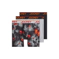 thumbnail image 1 of Jockey Men's Chafe Proof Pouch Microfiber 6" Boxer Brief - 3 Pack, 1 of 6