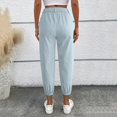 thumbnail image 5 of WILLBEST Womens Jeans Women's Solid Color Zipper Slacks with Angled Pockets Women Cargo Work Pants, 5 of 5