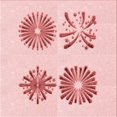thumbnail image 1 of Ahgly Tapis d'Intérieur Lavable en Machine Carré Transitionnel Rose Clair, 5 Pieds Carré, 1 of 7