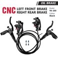 thumbnail image 2 of Bicycle Hydraulic Disc Brakes Front Rear Calipers Set for MTB Mountain Bike Left Right Brake Lever Kit with 160mm Disc Rotor, 2 of 7