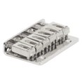 thumbnail image 4 of Guitar Fixed Saddle Bridge, 6 String Beautiful Looking Robust Decorative Guitar Hardtail Bridge Set  For Maintenance Silver,Black,Gold, 4 of 8