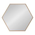 thumbnail image 2 of Kate and Laurel Rhodes Miroir Mural Hexagonal Moderne, 22 x 25, Naturel, Miroir Géométrique Chic pour Mur, 2 of 7