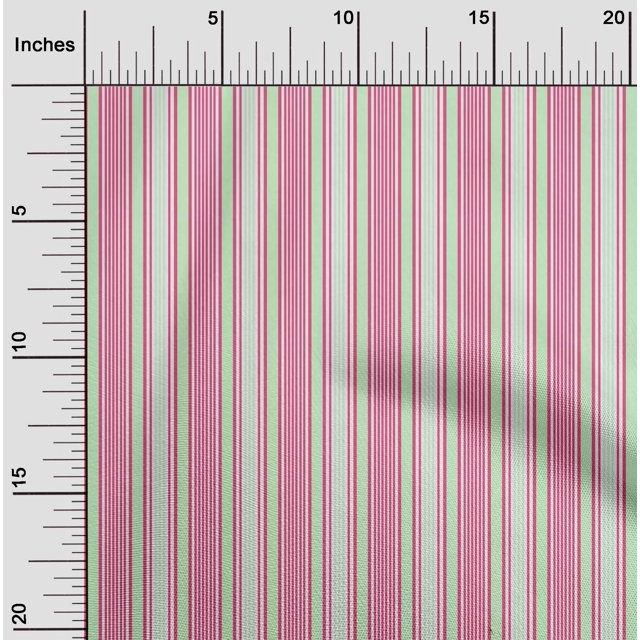 oneOone Polyester Lycra Fabric Multicolor Stripe Print Fabric By Yard 56 Inch Wide
