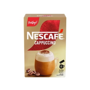 NESCAFE Cappuccino Mélange de café instantané, juste ajouter de l'eau chaude