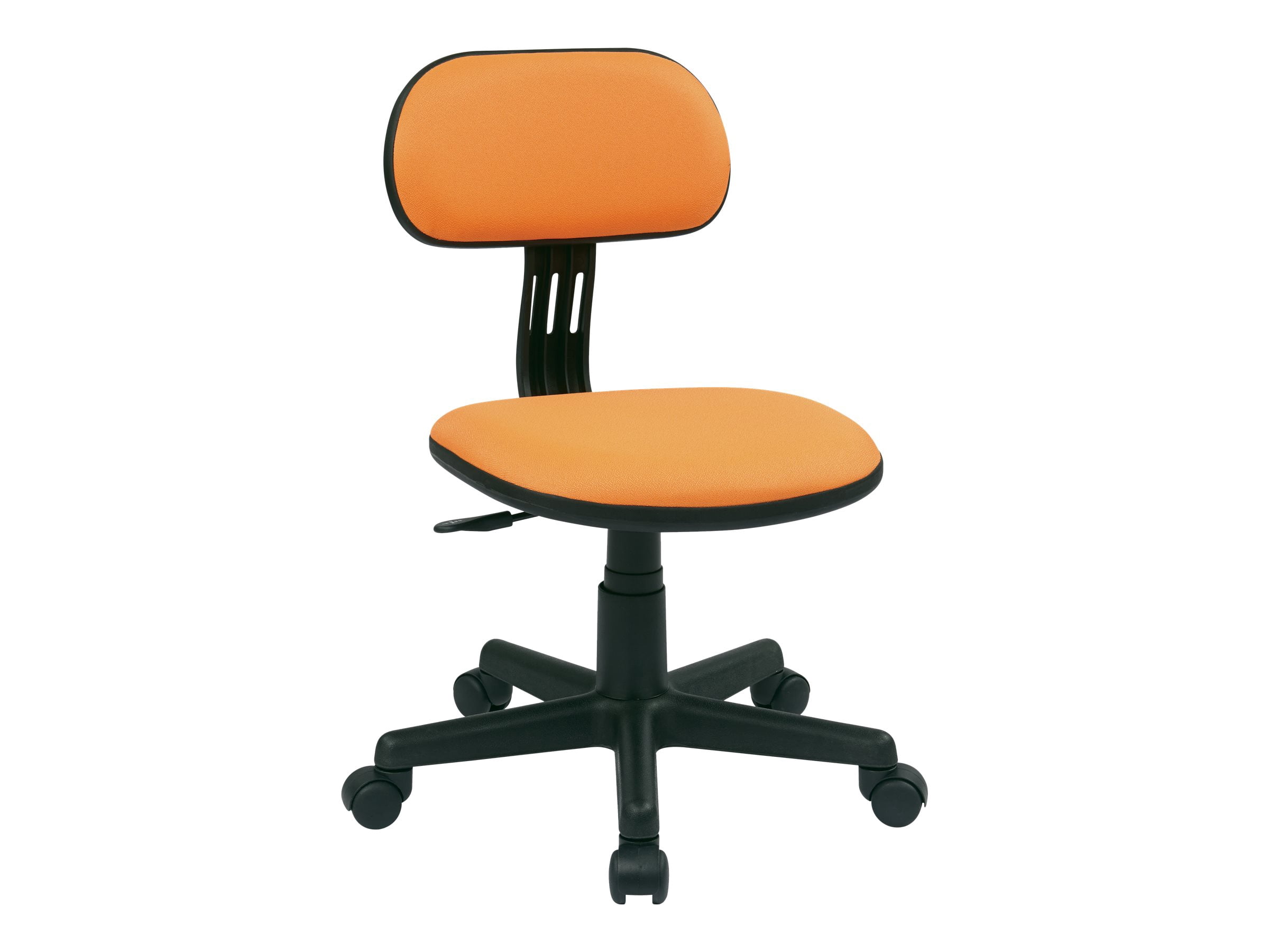 Office Star One Touch Pneumatic Seat Height Adjustment Task Chair, Orange