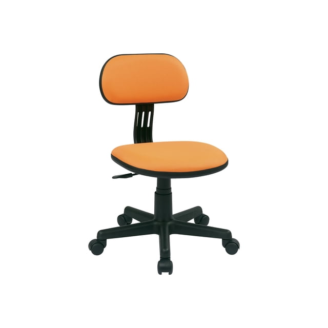 Office Star Chaise de Travail à Réglage Pneumatique de la Hauteur du Siège à une Touche, Orange