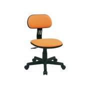 Office Star One Touch Pneumatic Seat Height Adjustment Task Chair, Orange