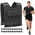 thumbnail image 1 of Soozier Gilet Lesté Ajustable 44LBS avec 20 Poids Métalliques, 1 of 10