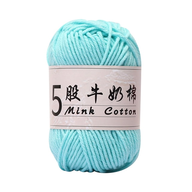 Birdeem 5 Strands Milk Cotton Doll Crochet Diy Knitting Thread Baby Sweater Wool Ball