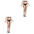 thumbnail image 2 of Youkk Collants Confortables en Nylon à la Mode Opaques pour Femme Moderne Bas Résille Légers 2Ensemble, 2 of 6