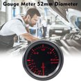 thumbnail image 3 of Yeacher Gauge Meter Kit 52mm Diameter Smoked Lens GlowShift Tinted 7 Color LED BAR Boost, 3 of 8
